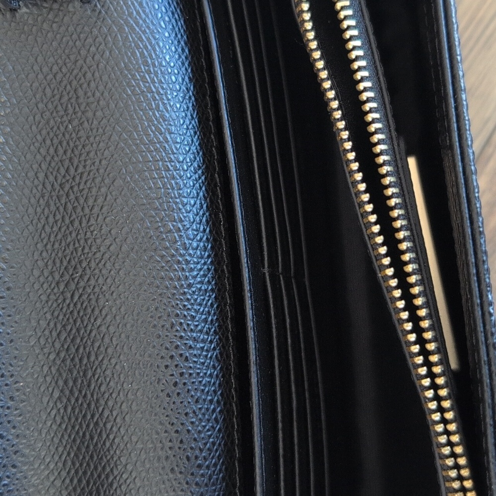 Valentino by Mario Valentino Ajah Dollaro Lena/Rock Studded Chain Clutch Wallet - Picture 5 of 7